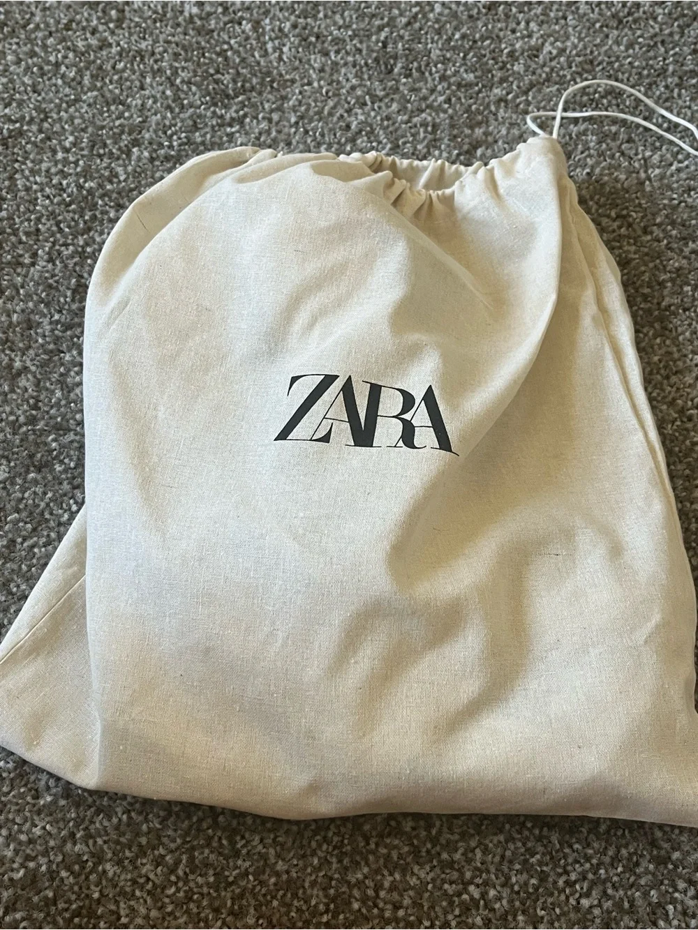 Zara Cream Square-Toe Thong Sandals (Size 41/US 10) - Picture 8 of 8